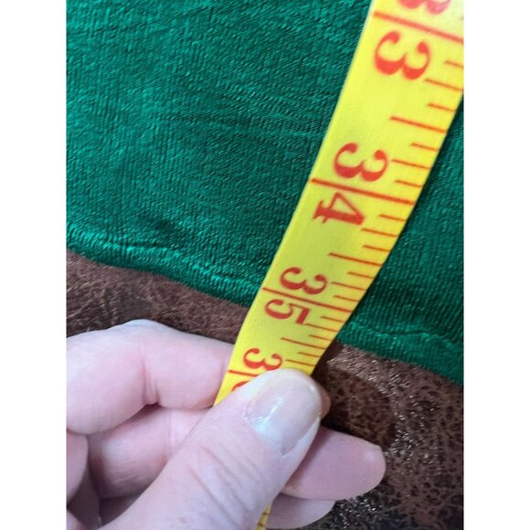 Plus By Peggy Lutz Green Textured Slinky Cardigan Short Sleeve Top Set 18/20 - Picture 9 of 11